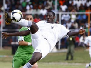 Jacob Mulenga zdobył bramkę dla reprezentacji Zambii