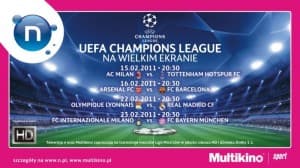 Liga Mistrzów na dużym ekranie