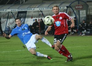 Blackburn już nie chce Lewandowskiego (po lewej)