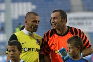 Tomas Repka i Jaromir Blazek - dwójka weteranów Sparty ma się z czego cieszyć
