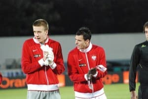 Grzegorz Wojtkowiak i Grzegorz Sandomierski