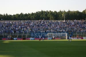 Kibice Lecha wyrzuceni ze stadionu