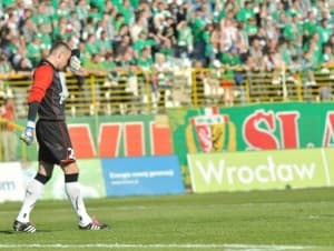 Autorem ostatniej bramki był bramkarz Śląska – Marian Kelemen