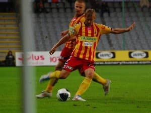 Sobolewski, tak jak koledzy z drużyny, również nie odstawia nogi w każdym meczu