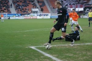 Piotr Polczak zawiódł na całej linii, podobnie jak cała defensywa Cracovii