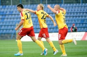 Pavol Stano (pierwszy z lewej) znów miał powody do radości