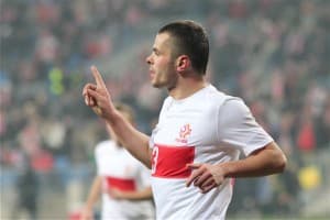Paweł Brożek dał prowadzenie „Biało-czerwonym”