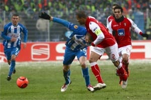 Sporting Braga wyszedł na prowadzenie w samej końcówce pierwszej połowy