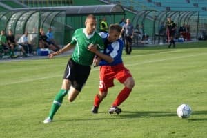 Łukasz Krzycki (z prawej), Piast Gliwice