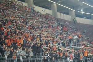 Ani kibice Widzewa, ani Zagłębia nie mogli oglądać dziś na żywo poczynań swoich pupili