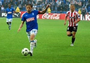 Rafał Murawski w barwach Lecha Poznań