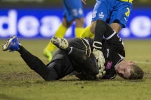Patryk Wolański był dzisiaj najlepszym zawodnikiem Widzewa