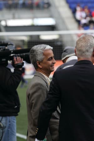 Na meczu obecny był prezes USA Soccer Association Sunil Gulati