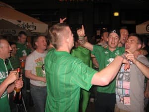 Rozśpiewani irlandzcy kibice
