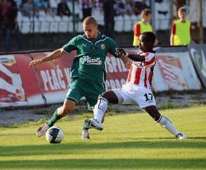 Saidi Ntibazonkiza po raz kolejny był wyróżniającym się graczem krakowskiego zespołu