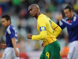 Samuel Eto niemrawo poruszał się po boisku