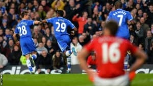 Kameruńczyk z Chelsea rozstrzelał Manchester United