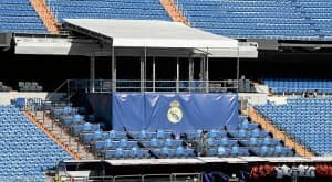 Podest na Santiago Bernabeu już prawie gotowy