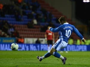 Shaun Maloney strzelił dziś bramkę na wagę trzech punktów