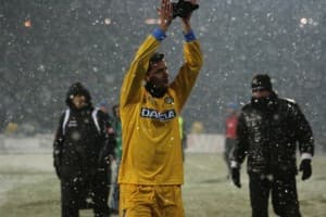 Simone Pepe dziękuje kibicom Udinese