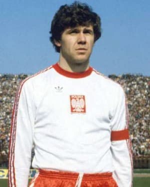 Włodzimierz Smolarek w barwach reprezentacji Polski