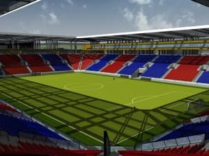 III miejsce - projekt stadionu wodzisławskiej Odry
