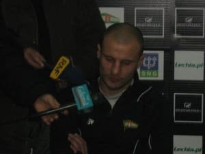 Tomasz Dawidowski zagrał w meczu ostatni kwadrans