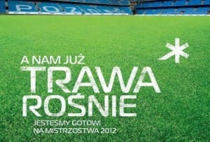 Takim sloganem reklamowano stadion w Poznaniu