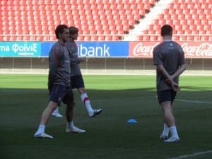 Trening reprezentacji Polski w Grecji
