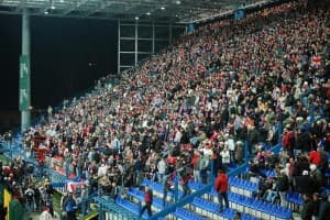 Trybuna D została zamknięta na dwa mecze