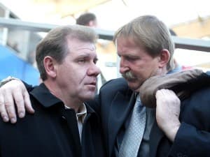 Smolarek (z lewej) zmarł w wieku 54 lat