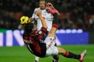 Zlatan Ibrahimović dał zwycięstwo Milanowi w meczu 13 kolejki Serie A