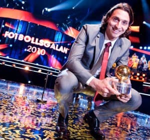 Zlatan Ibrahimović po raz piąty najlepszy w Szwecji