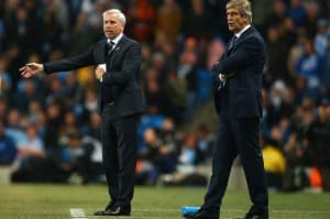Alan Pardew i Manuel Pellegrini