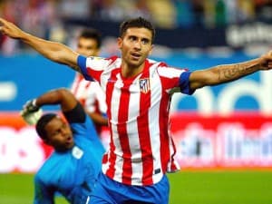 Borja Baston w barwach Atletico (źródło: www.sporthuesca.com)