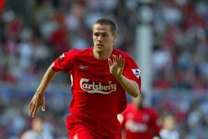 Michael Owen w barwach Liverpolu (fot. thisisnafield.com)