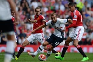 Daley Blind i Chris Smalling tworzą parę stoperów Manchesteru (fot. bleacherreport.net)