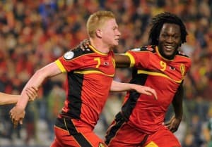 De Bruyne i Lukaku, gwiazdy reprezentacji Belgii (fot. prothom-alo.com)