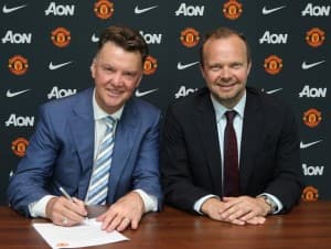 Ed Woodward i Louis van Gaal wydali razem ponad 335 milionów euro (fot. fm-base.co.uk)