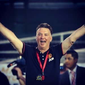 Louis van Gaal kiedy dowiedział się o zainteresowaniu Panathinaikosu (fot. manutgram.blogspot.com)