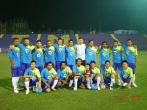 Reprezentacja Wyspy Bożego Narodzenia podczas tournee w Malezji w 2009 roku (fot. oceaniafootball.npage.de)
