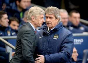 Arsenal i Manchester City znajdują się po przeciwnych stronach barykady w starciach z czołowymi drużynami (fot. Manchestereveningnews.co.uk)