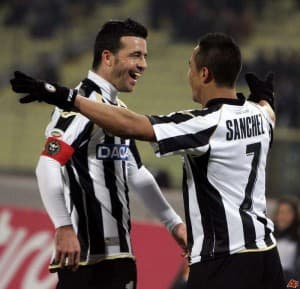 Alexis Sanchez Antonio Di Natale
