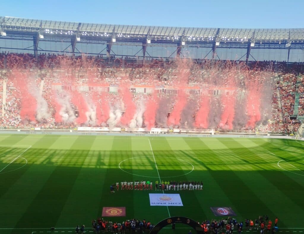 Mecz Manchesteru United z AC Milanem