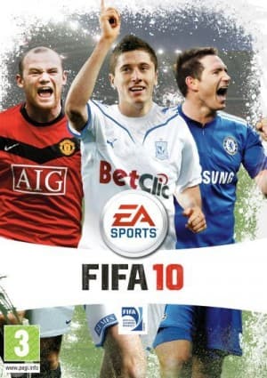 Robert Lewandowski na okładce FIFA 10