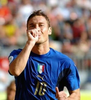 Totti z gry w kadrze zrezygnował 20 lipca 2007 roku