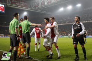 Gracze Ajaksu mieli mnóstwo pretensji do sędziego van Boekela
