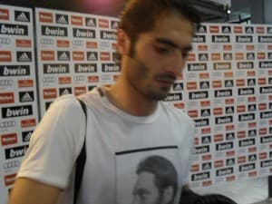 Hamit Altintop podczas udzielania wywiadu