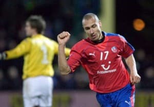 Henrik Larsson jest najgroźniejszym piłkarzem Helsingborga.