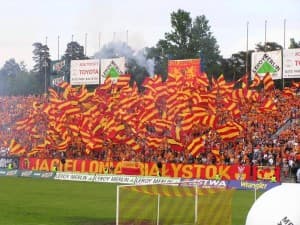 Kibice Jagielloni nie opuszczali swojego klubu nawet w głębokim kryzysie.